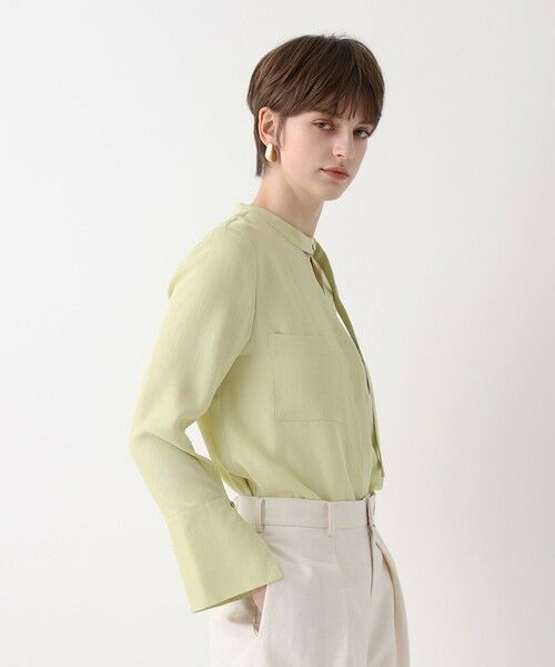 allureville / アルアバイル シャツ・ブラウス | ブライトツイルアシメボウブラウス | 詳細11