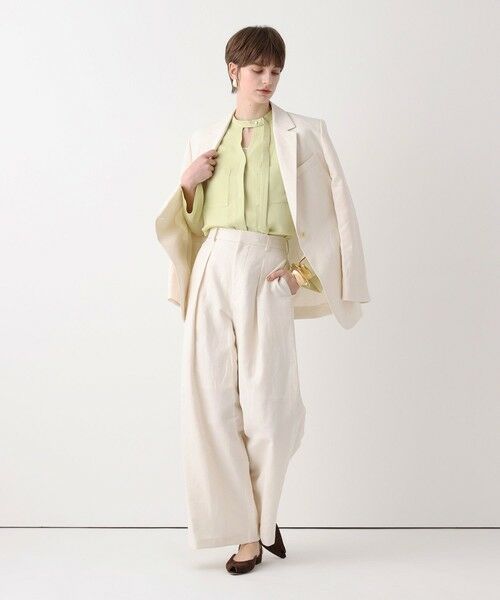 allureville / アルアバイル シャツ・ブラウス | ブライトツイルアシメボウブラウス | 詳細14