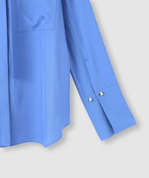 allureville / アルアバイル シャツ・ブラウス | ブライトツイルアシメボウブラウス | 詳細5