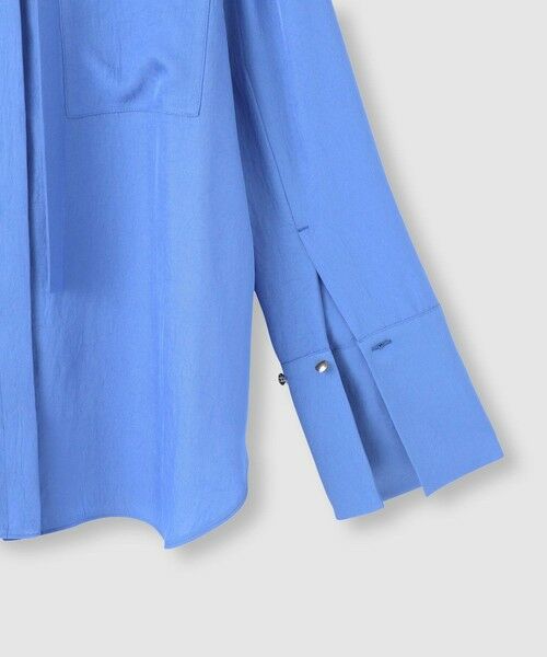 allureville / アルアバイル シャツ・ブラウス | ブライトツイルアシメボウブラウス | 詳細6