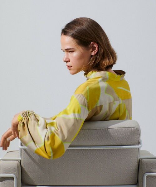 allureville / アルアバイル ロング・マキシ丈ワンピース | FASACリーフプリントギャザーワンピース | 詳細2