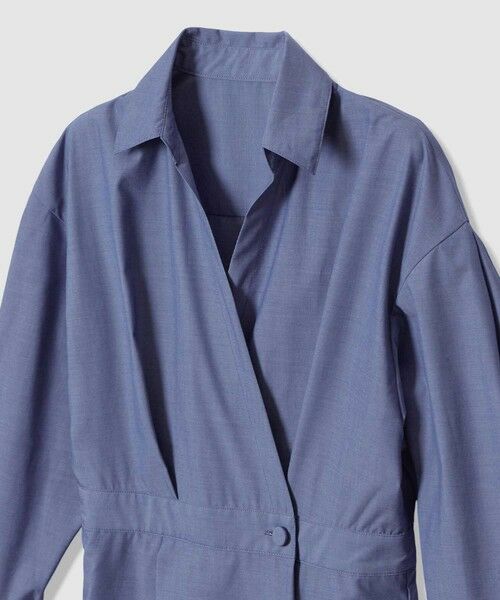 allureville / アルアバイル ロング・マキシ丈ワンピース | ラップライクシャツワンピース | 詳細5