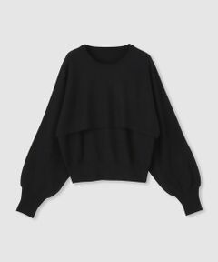 allureville / アルアバイル ニット・セーター | メリノウールレイヤードプルオーバー