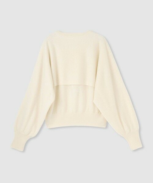 allureville / アルアバイル ニット・セーター | メリノウールレイヤードプルオーバー | 詳細1