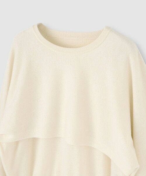 allureville / アルアバイル ニット・セーター | メリノウールレイヤードプルオーバー | 詳細2