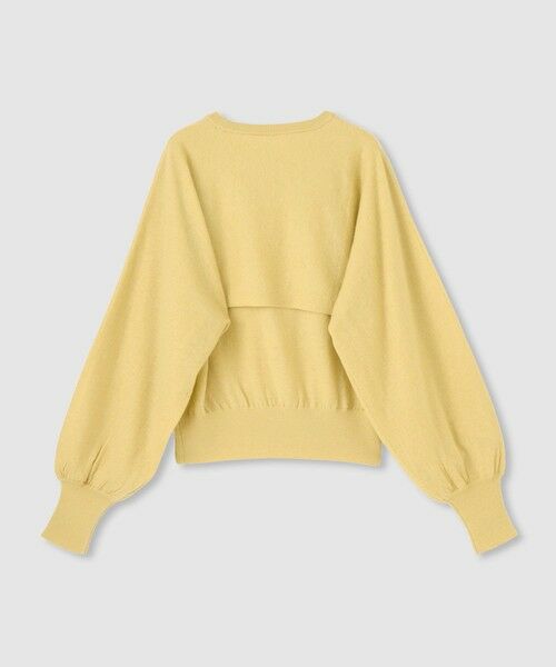 allureville / アルアバイル ニット・セーター | メリノウールレイヤードプルオーバー | 詳細5