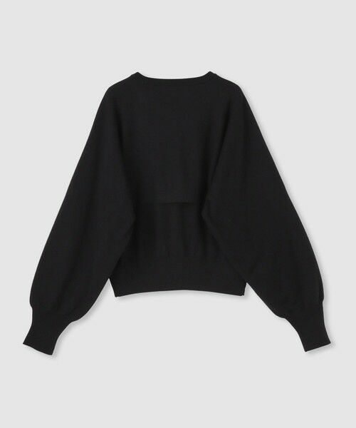 allureville / アルアバイル ニット・セーター | メリノウールレイヤードプルオーバー | 詳細7