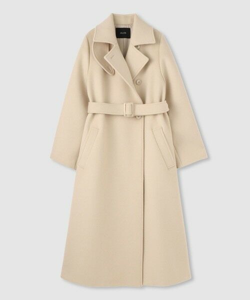 allureville / アルアバイル ダッフルコート | スプリットラグランロングコート(ベージュ (11))