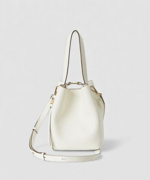 allureville / アルアバイル ショルダーバッグ | ミニスクエアハンドバッグ（オフホワイト (02)）