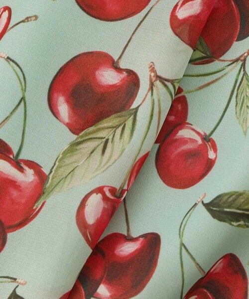 allureville / アルアバイル シャツ・ブラウス | 【LOULOU WILLOUGHBY】LISAチェリープリントオフショルブラウス | 詳細7