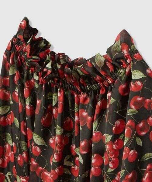 allureville / アルアバイル シャツ・ブラウス | 【LOULOU WILLOUGHBY】LISAチェリープリントオフショルブラウス | 詳細18