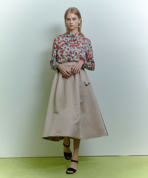 allureville / アルアバイル シャツ・ブラウス | WEB限定【LOULOU WILLOUGHBY】LISAチェリープリント ボウタイブラウス | 詳細4