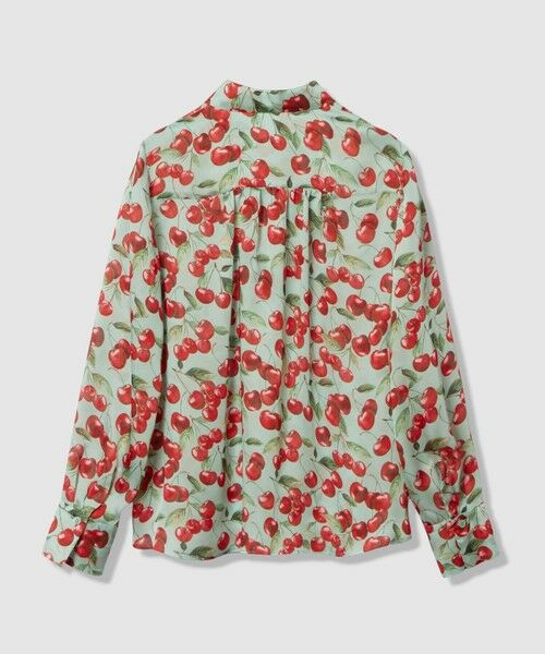 allureville / アルアバイル シャツ・ブラウス | WEB限定【LOULOU WILLOUGHBY】LISAチェリープリント ボウタイブラウス | 詳細6
