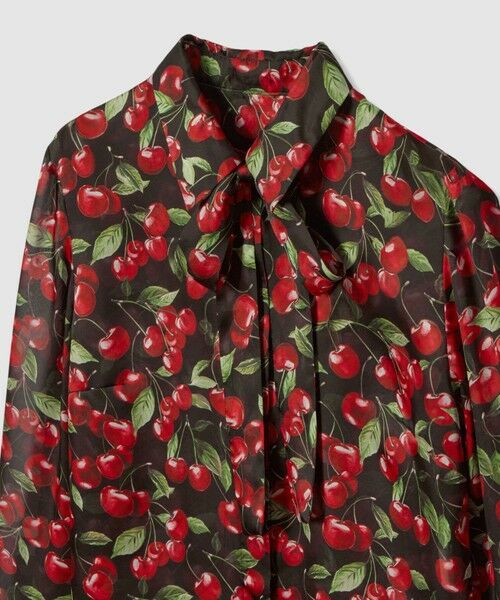 allureville / アルアバイル シャツ・ブラウス | WEB限定【LOULOU WILLOUGHBY】LISAチェリープリント ボウタイブラウス | 詳細23