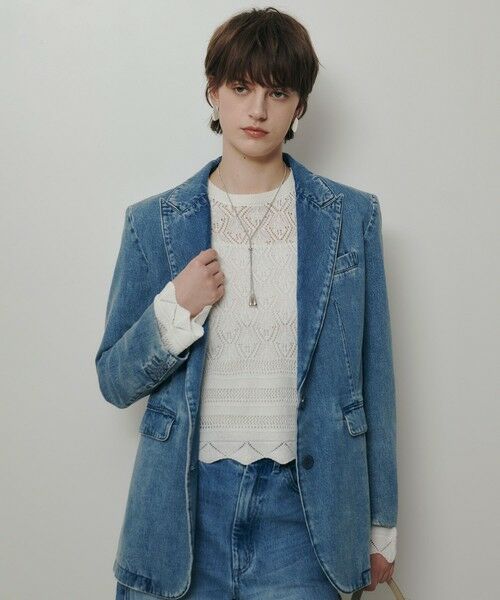 allureville / アルアバイル Gジャン・デニムジャケット | デニムシングルジャケット | 詳細1