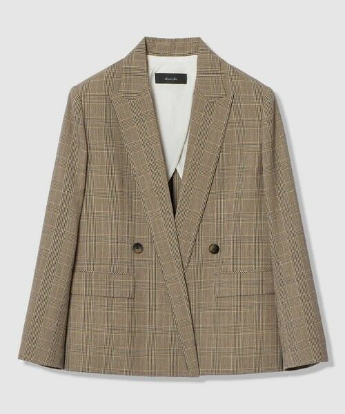 allureville / アルアバイル テーラードジャケット | ポプリンチェックジャケット | 詳細2