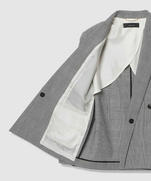 allureville / アルアバイル テーラードジャケット | ポプリンチェックジャケット | 詳細12