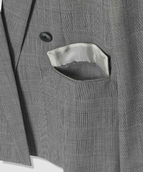 allureville / アルアバイル テーラードジャケット | ポプリンチェックジャケット | 詳細14