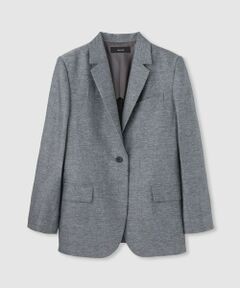 allureville / アルアバイル テーラードジャケット | シャークスキンシングルオーバージャケット