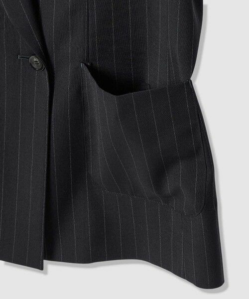 allureville / アルアバイル テーラードジャケット | ＴＷストライプハーフスリーブジャケット | 詳細9