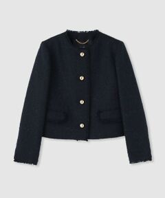 allureville / アルアバイル ノーカラージャケット | ツィードノーカラージャケット