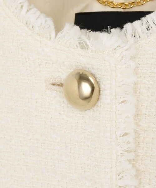 allureville / アルアバイル ノーカラージャケット | ツィードノーカラージャケット | 詳細10