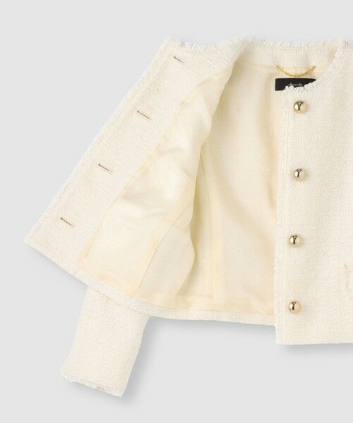 allureville / アルアバイル ノーカラージャケット | ツィードノーカラージャケット | 詳細11