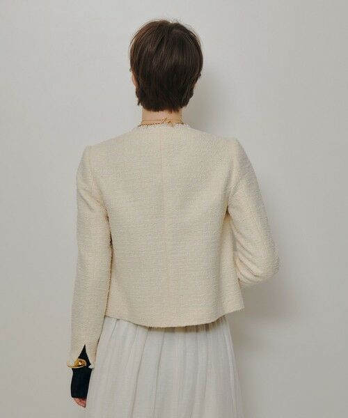 allureville / アルアバイル ノーカラージャケット | ツィードノーカラージャケット | 詳細3