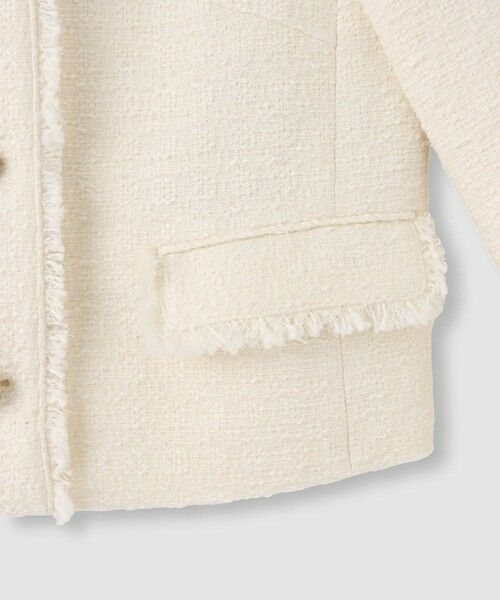 allureville / アルアバイル ノーカラージャケット | ツィードノーカラージャケット | 詳細8