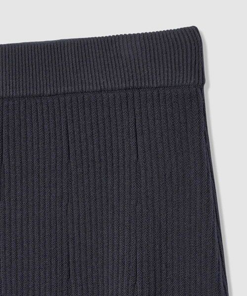 allureville / アルアバイル ミニ・ひざ丈スカート | レースドッキングニットスカート | 詳細5