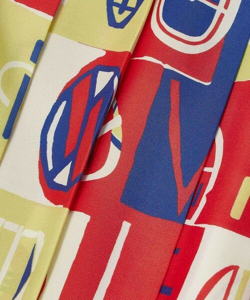 allureville / アルアバイル ミニ・ひざ丈スカート | パッチワークプリントプリーツスカート | 詳細10