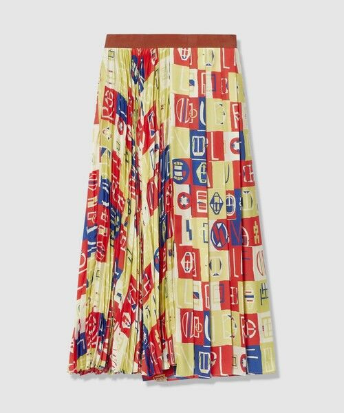 allureville / アルアバイル ミニ・ひざ丈スカート | パッチワークプリントプリーツスカート | 詳細5