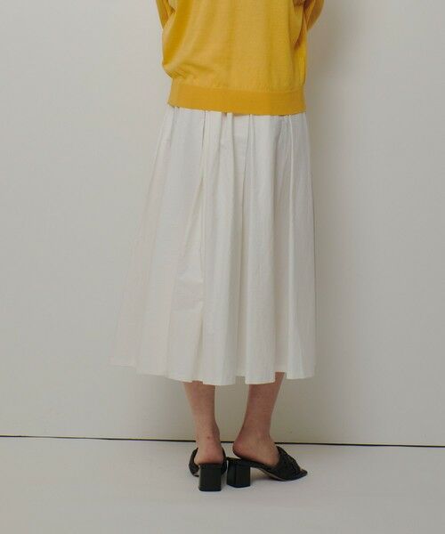 allureville / アルアバイル ミニ・ひざ丈スカート | タイプライターイレギュラータックスカート | 詳細2