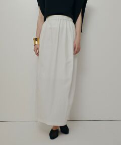 allureville / アルアバイル ミニ・ひざ丈スカート | リネンラミーコクーンスカート
