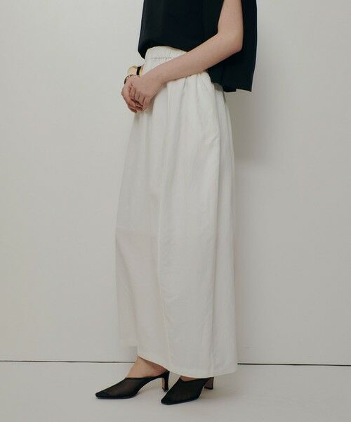 allureville / アルアバイル ミニ・ひざ丈スカート | リネンラミーコクーンスカート | 詳細2