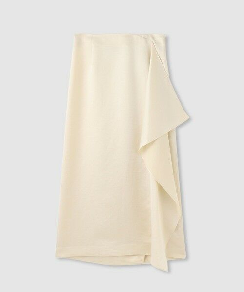 allureville / アルアバイル ミニ・ひざ丈スカート | イレギュラーフレアスカート（アイボリー (04)）