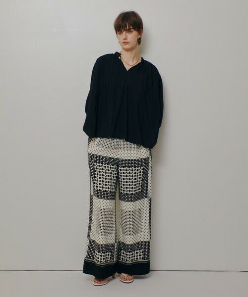 allureville / アルアバイル その他パンツ | 幾何プリントイージーパンツ | 詳細4