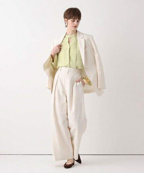 allureville / アルアバイル その他パンツ | シャークスキンワイドパンツ | 詳細5