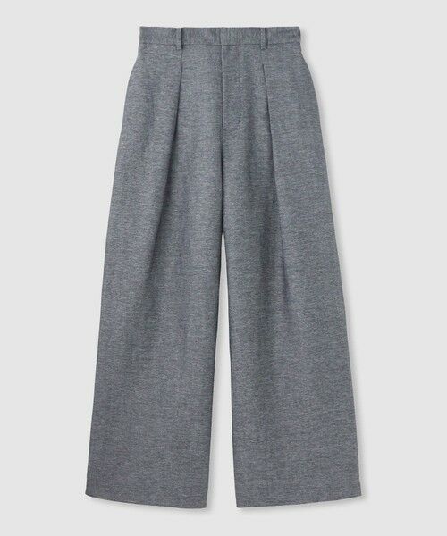 allureville / アルアバイル その他パンツ | シャークスキンワイドパンツ（ブラック (95)）