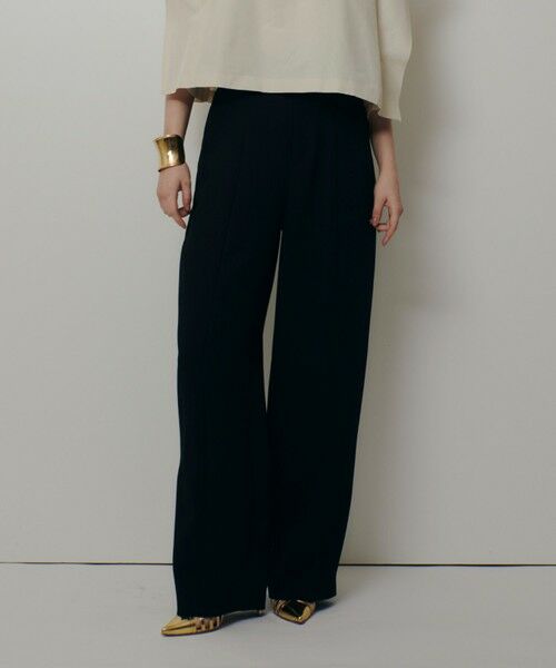 allureville / アルアバイル その他パンツ | トリッカーダブルクロスバルーンパンツ（ブラック (95)）