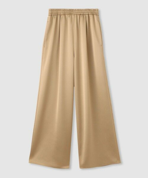 allureville / アルアバイル その他パンツ | サテンイージーパンツ（キャメル (84)）