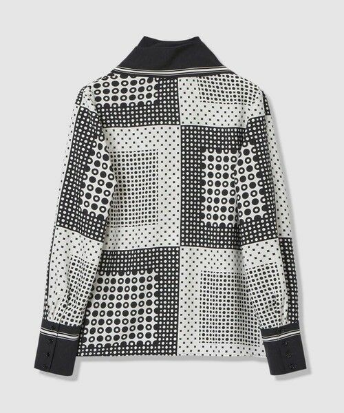 allureville / アルアバイル シャツ・ブラウス | 幾何プリントボウタイブラウス | 詳細8