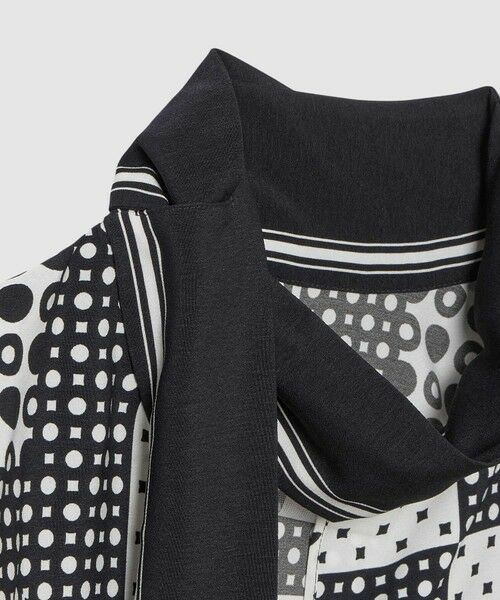 allureville / アルアバイル シャツ・ブラウス | 幾何プリントボウタイブラウス | 詳細11