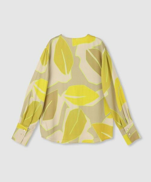 allureville / アルアバイル シャツ・ブラウス | FASACリーフプリントフレンチカラーシャツ | 詳細1