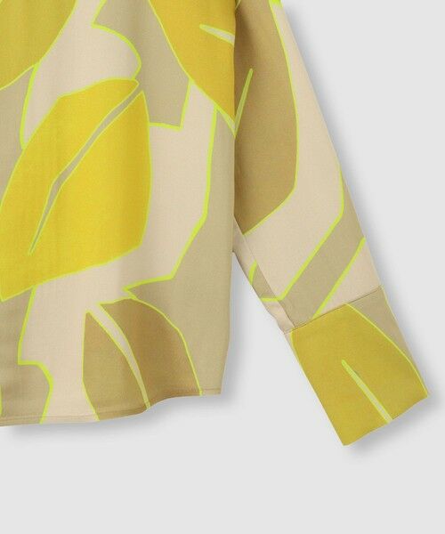 allureville / アルアバイル シャツ・ブラウス | FASACリーフプリントフレンチカラーシャツ | 詳細3