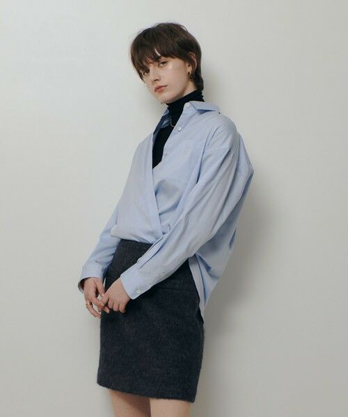 allureville / アルアバイル シャツ・ブラウス | バレススリーブシャツ（サックス (63)）