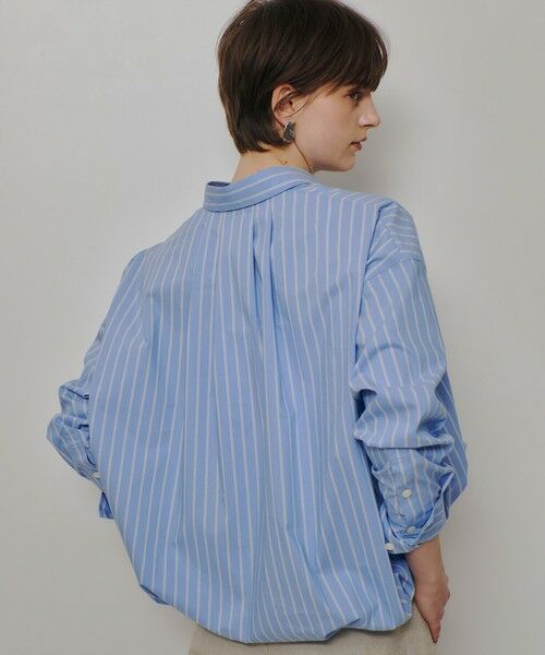 allureville / アルアバイル シャツ・ブラウス | ストライプスカーフ付バルーンシャツ | 詳細4