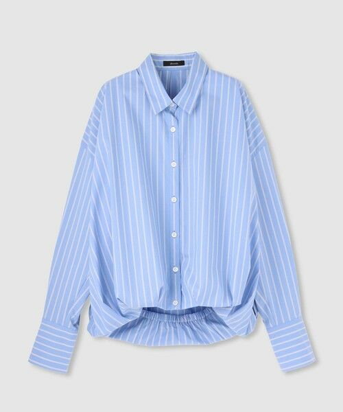 allureville / アルアバイル シャツ・ブラウス | ストライプスカーフ付バルーンシャツ | 詳細8