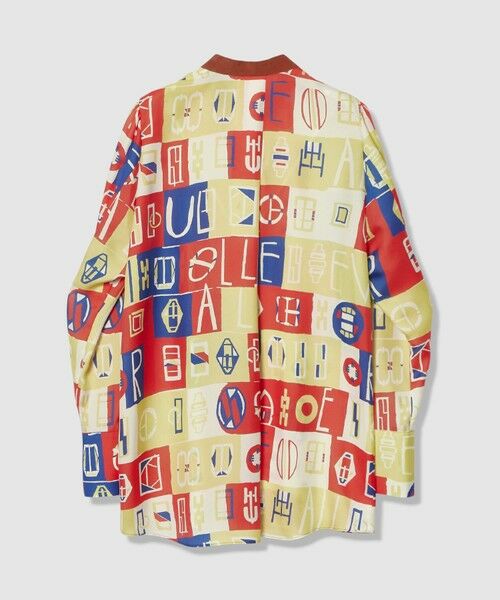 allureville / アルアバイル シャツ・ブラウス | パッチワークプリントボウブラウス | 詳細8