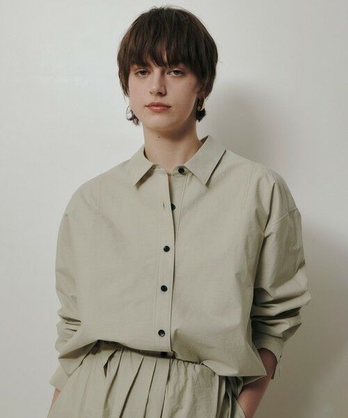 allureville / アルアバイル シャツ・ブラウス | タイプライターロングシャツ | 詳細1